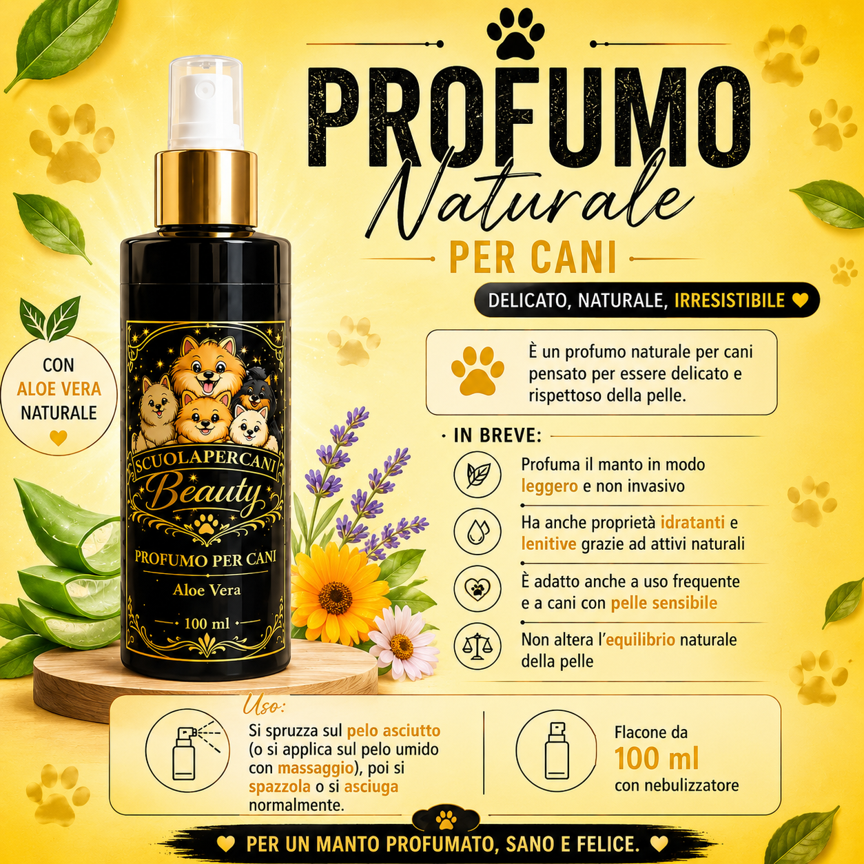 Profumo Naturale per Cani