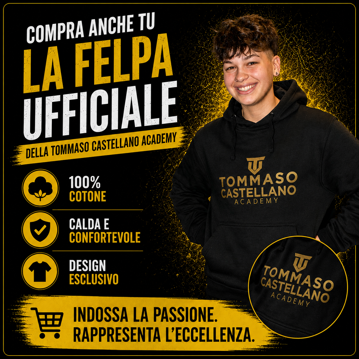 Felpa Tommaso Castellano Academy